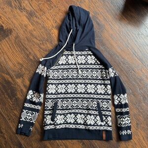 Ampersand holiday hoodie size medium (J21)